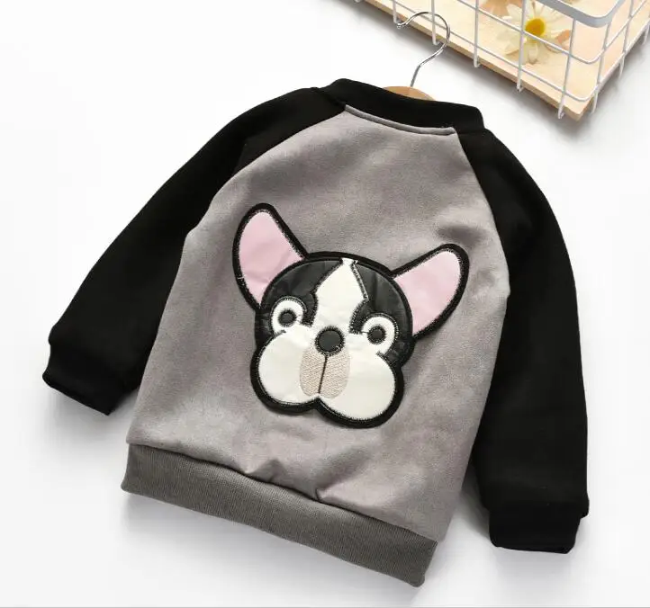 2018 Корейская версия осенне-зимняя куртка с мультяшным оленем для девочек