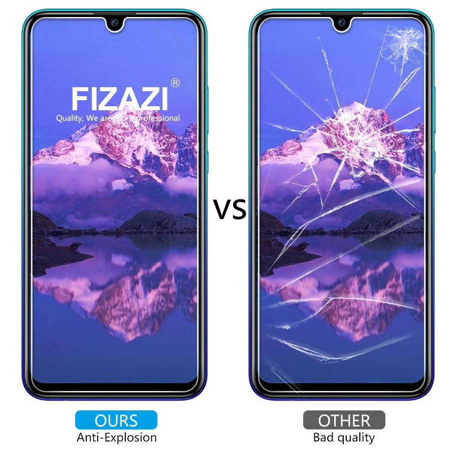 FIZAZI 2.5D Закаленное стекло для huawei P Smart 2019 9 H прозрачная защитная пленка против