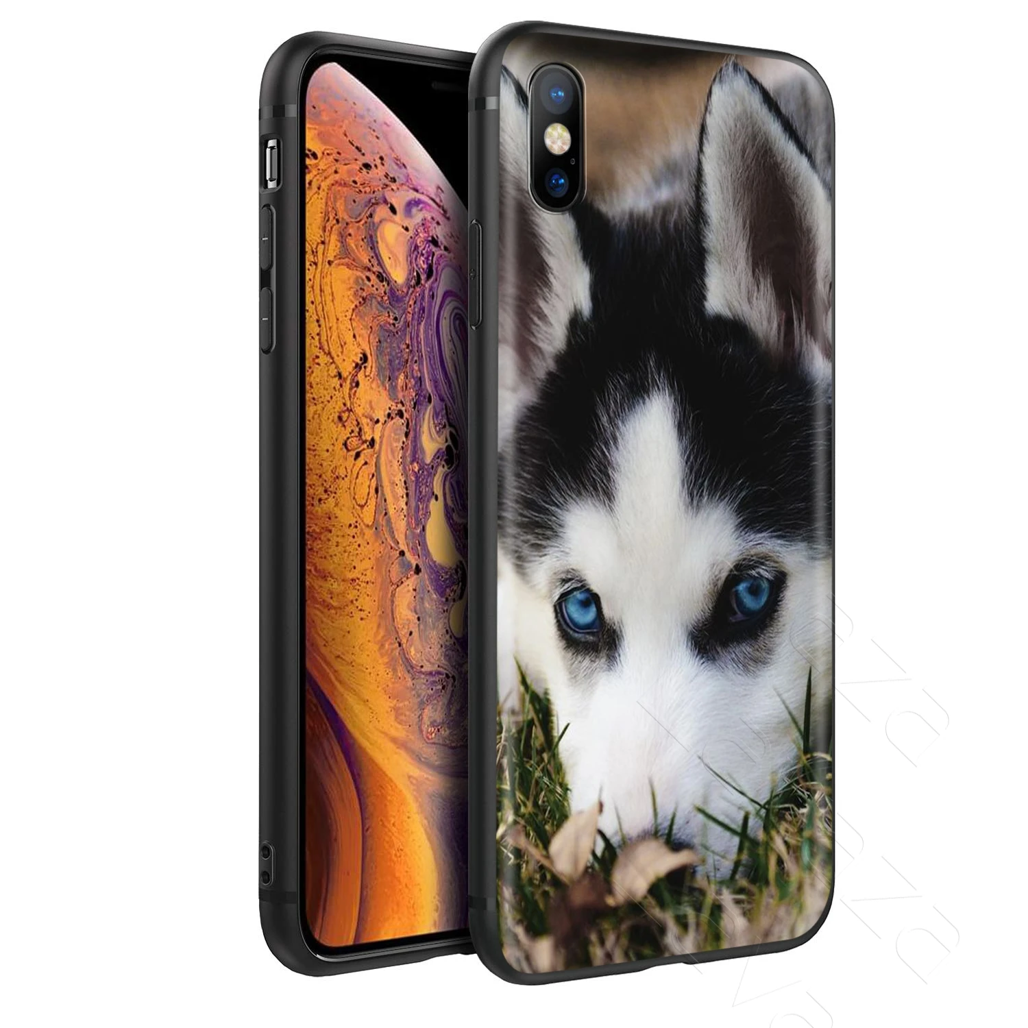Lavaza Animal Husky Puppy Dog Case for iPhone 11 Pro XS Max XR X 8 7 6 6S Plus 5 5s se |