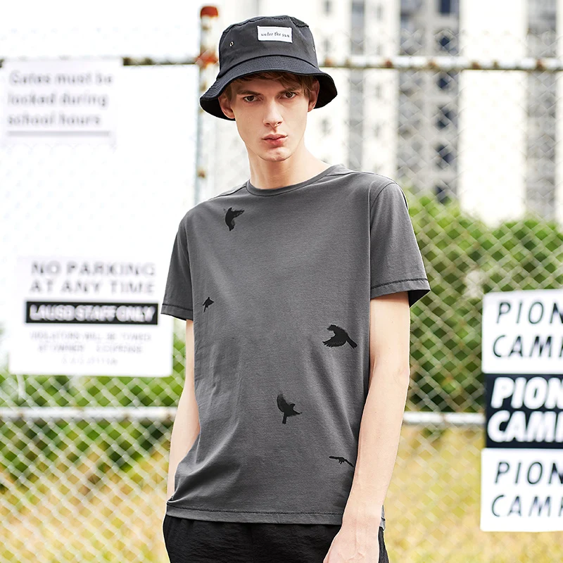 Пионерский лагерь новый стиль короткий рукав футболка Мужская брендовая одежда