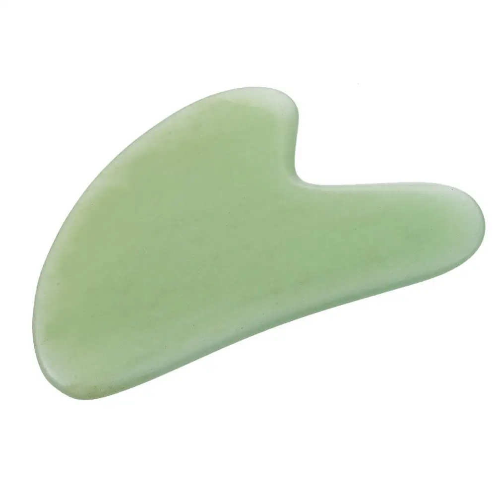 Ручной работы Jade Guasha доска Gua Sha соскабливание массажный инструмент для спа