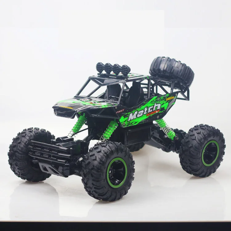 37cm green 4WD электрический автомобиль RC автомобиль Bigfoot автомобиль 1/12 Багги 2,4G Радиоуправляемый автомобиль двойной мотор Высокоскоростной грузовик внедорожник игрушки подарок - Цвет: 37cm green