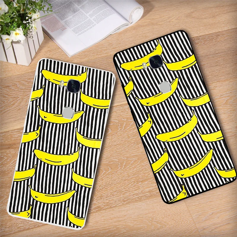 5.5" For Huawei Honor 5X / Play Back Black Matte Cover for GR5 KIW-TL00 KIW-TL00H Sweetheart Phone Cases Transparent |