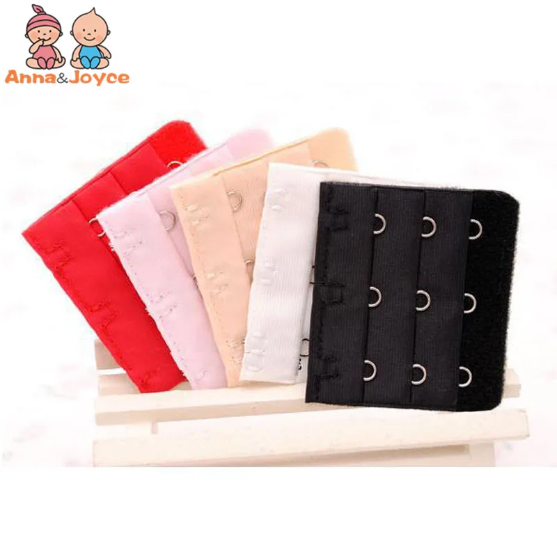 

50Pcs Women Bra Extension Strap Extender Buckle 3 Hooks 3 Rows Accessories