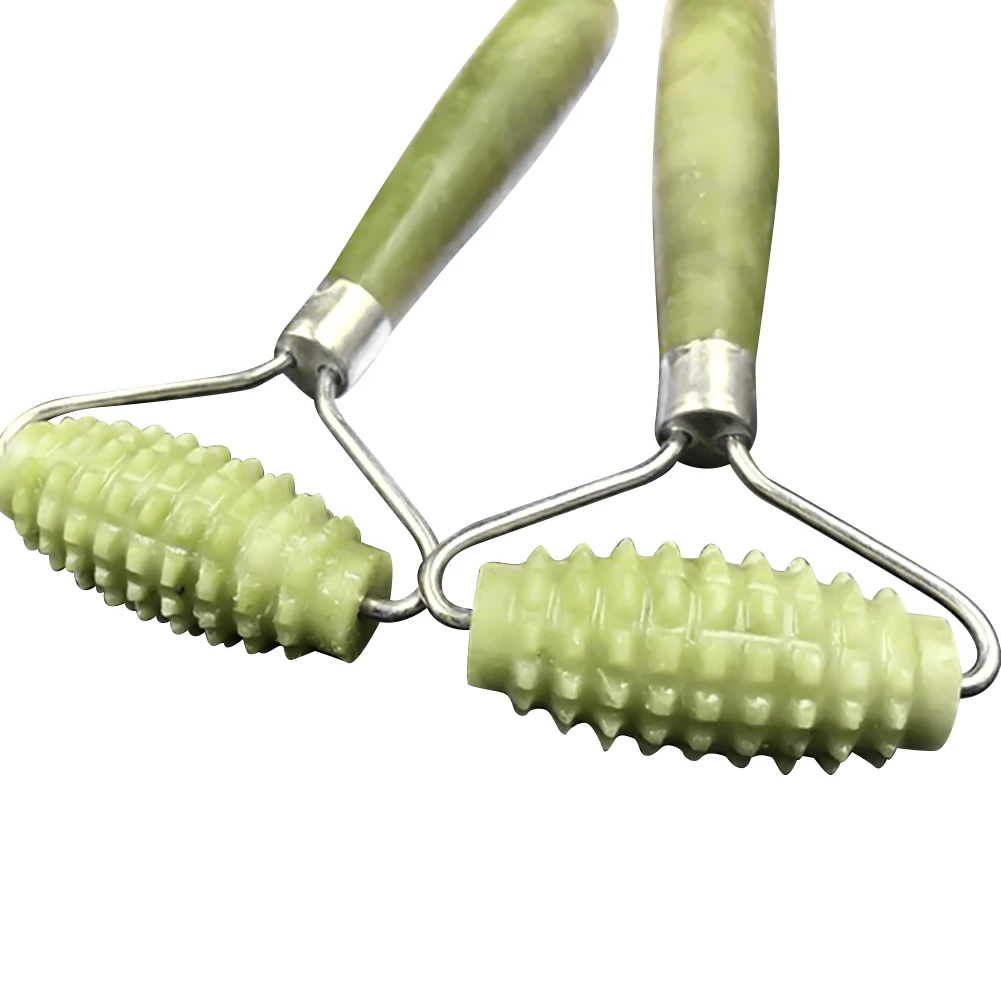 

Portable Massage Roller Jade Facial Massager Roller Face Lift Anti Wrinkle Facial Relaxation Lift Slimming Wheel Beauty Stick