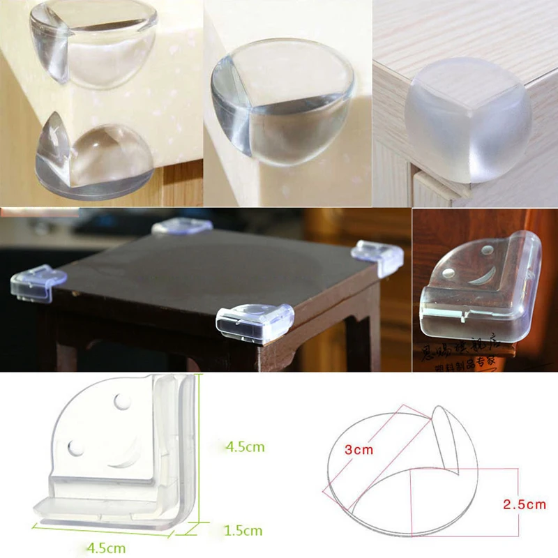 Детская защита мебель стол угловой Малыш безопасность Силиконовый протектор