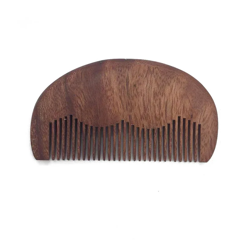 1 шт. карманная Расческа для бороды из натурального дерева|Расчески| |