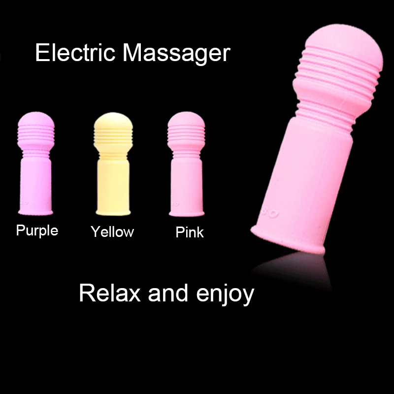 2019 Women Small AV Massager Finger Vibrator Handheld Put-On Magic Wand Massagers Adult Products DC88 |