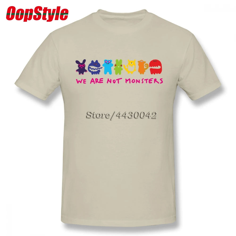 Gay Pride Rainbow We Are Not футболка с монстрами для мужчин плюс размер хлопковая командная
