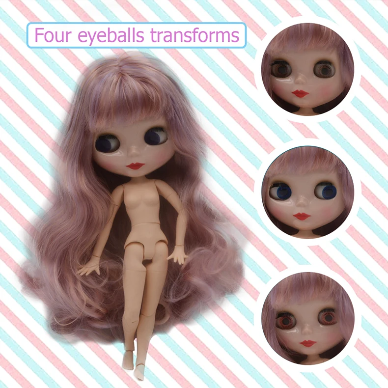 Заводская кукла Neo Blyth, матовое лицо по индивидуальному заказу, 1/6 BJD шарнирная кукла Blyth, куклы для девочек, игрушки для новорожденных детей 3