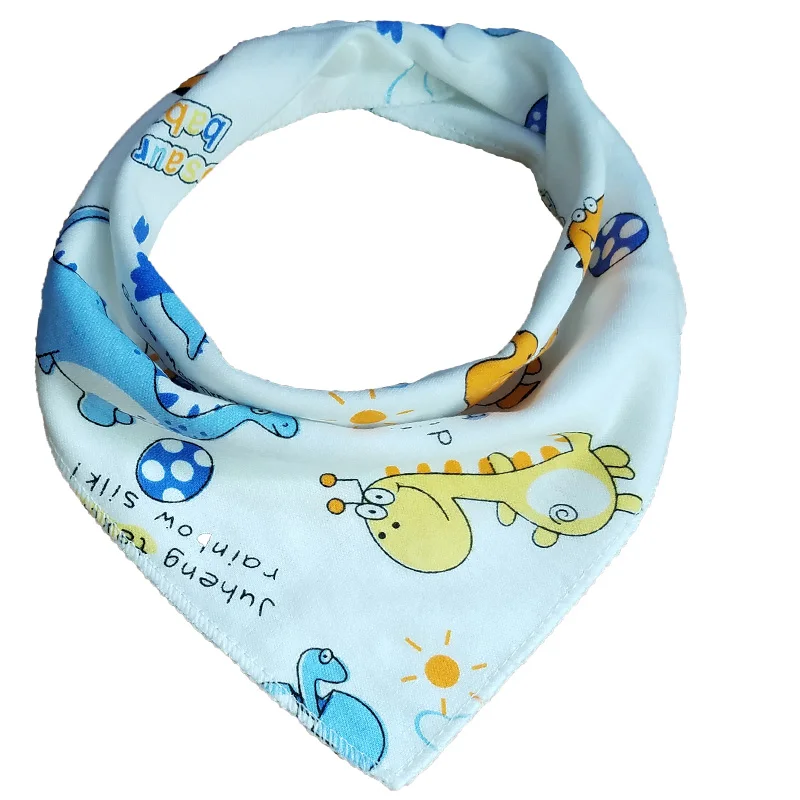 Bib Cotton Bandana Bibs Baby Babador Feeding Smock Infant Burp Cloths Cartoon Saliva Towel Eating Accessory Soft Stuff | Детская одежда