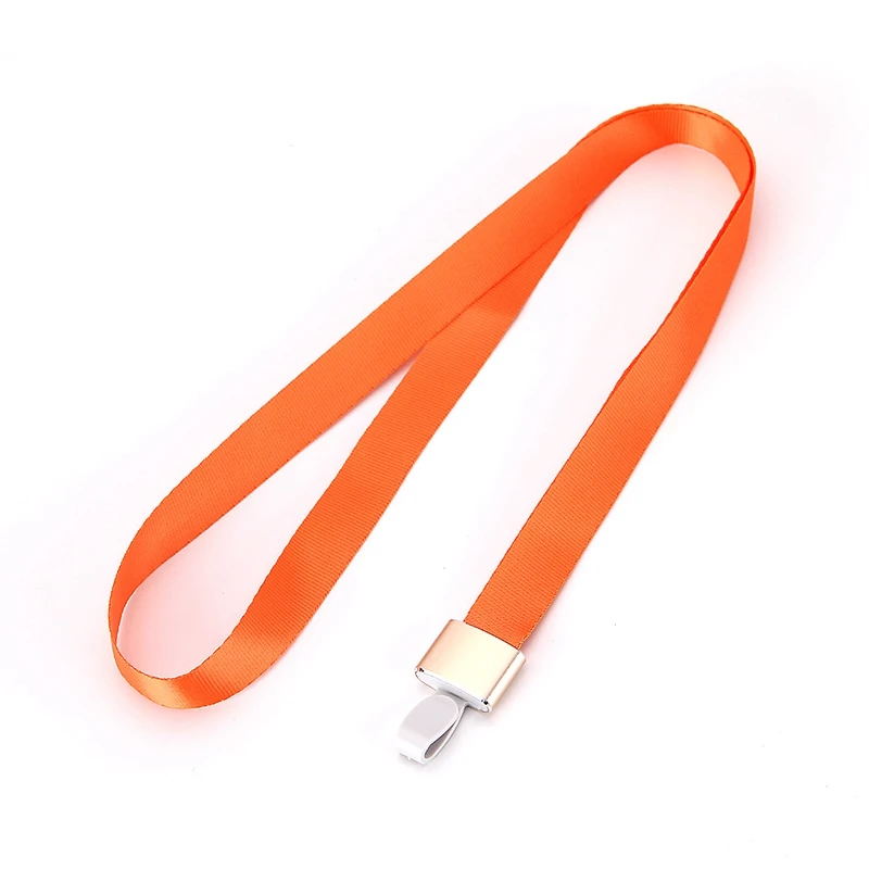 style 1 orange Дешевый алюминиевый сплав, подвесной ремешок для шеи, ремешок для мобильного телефона, ремни для камеры, USB, ID, пропуск, карта, имя, значок, держатель, ключи, металлический зажим - Цвет: style 1 orange