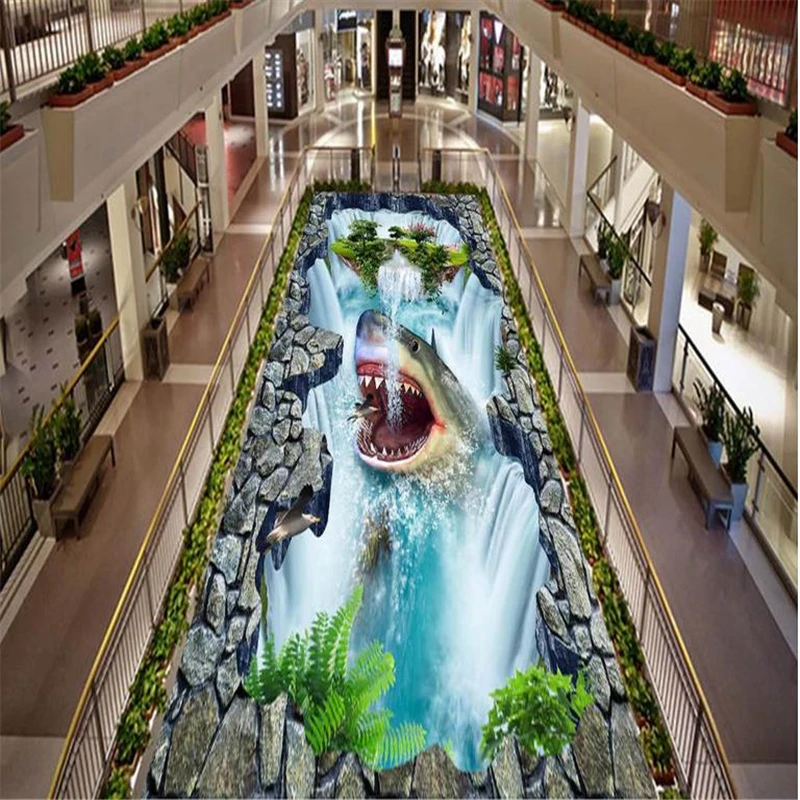 3d Самоклеящиеся обои на пол плитка для пола водостойкие ванной комнаты |