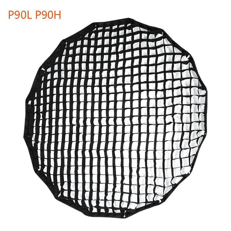 Grid for P90 Восьмиугольный/прямоугольник сеткой в форме сот для 40*40 50*50 60*60 80*80 50*70 60*90 80 95 120 см P90L P90H P120L P120H зонт для студийной съемки - Цвет: Grid for P90