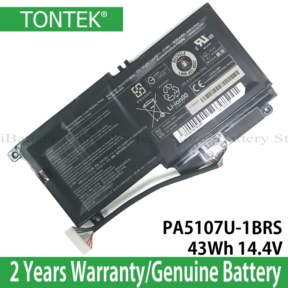 

Genuine PA5107U-1BRS Battery For Toshiba Satellite L45D L55 L55t P50 P55 L50 S55 Series P000573230