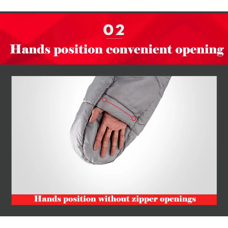 Devino Human Shape Adult equipment sleeping bags Splicing Mummy Single Sleeping Bag Cotton Leg Split Family Outdoor Indoor | Спорт и