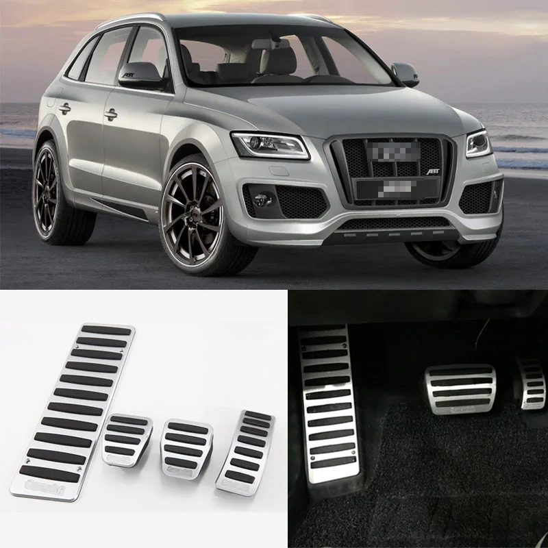 4 шт. алюминиевые Нескользящие подставки для Audi Q5 2010 2016 MT|Педали| |