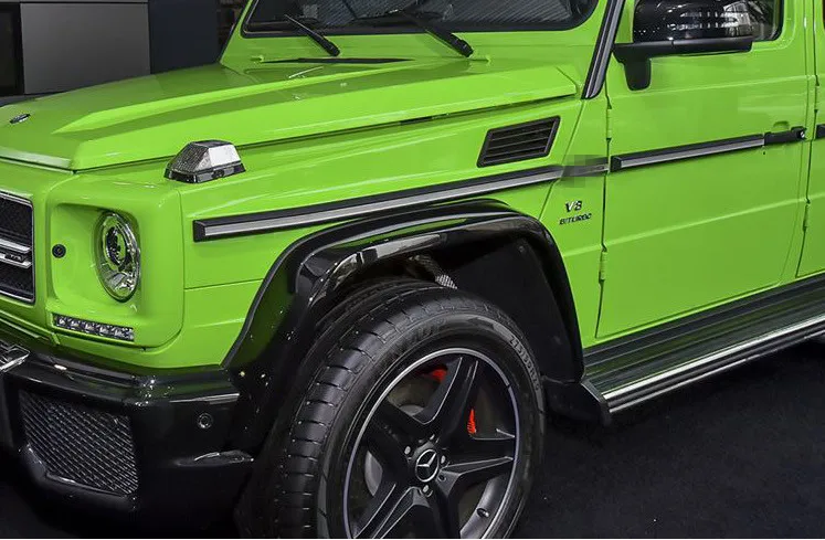 G class w463 G63 боковая формовочная Накладка для G350 G400 G500 G55 G63 G65 B стиль серебристый черный золотой боковая формовочная отделка комплект с логотипом