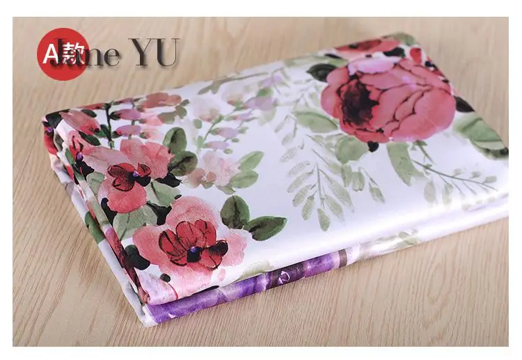 JaneYU печатная имитация шелковой парчи эластичная ткань хлопок Парча Платье