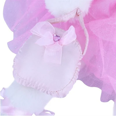 Прямая поставка Бесплатная доставка 1 шт. балерина плюшевый мишка плюшевая