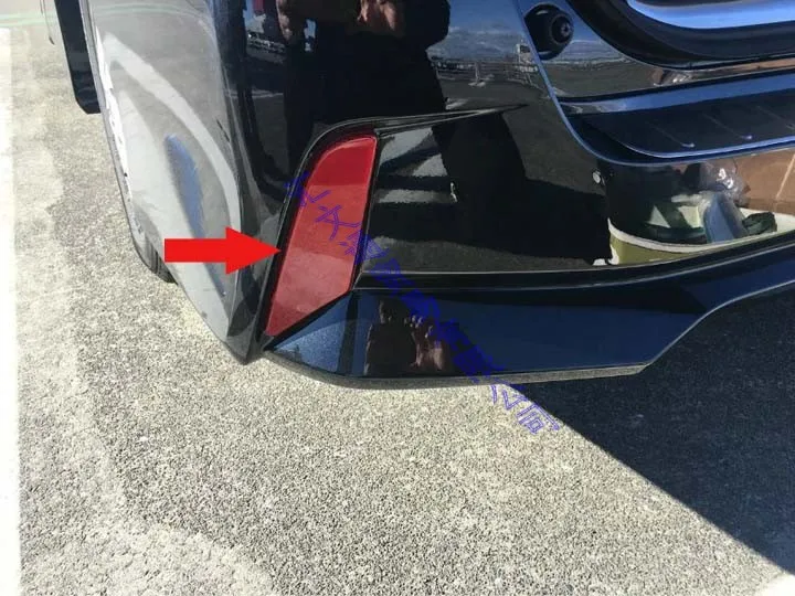 Красная Пластиковая задняя противотуманная фара для NISSAN Серена C27 2017 2018