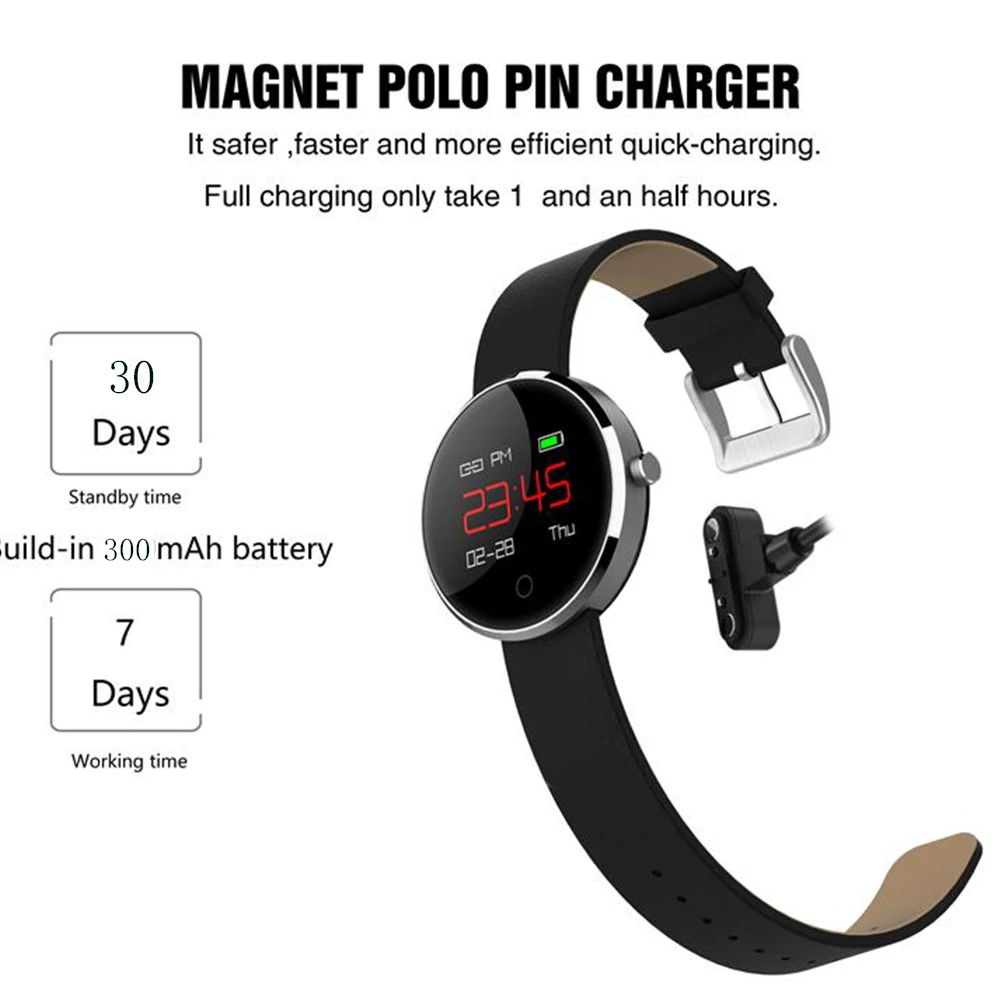 Timethinker D78 Для женщин Smart часы Reloj Депортиво мужчин спортивные Smartwatch крови Давление