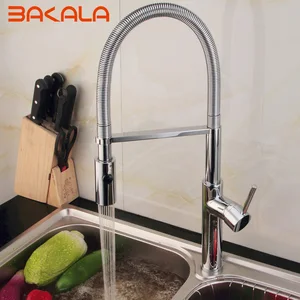 bakala brass torneira cozinha kitchen faucets hot and cold water chrome basin sink square cozinha taps mixers br 9203 free global shipping