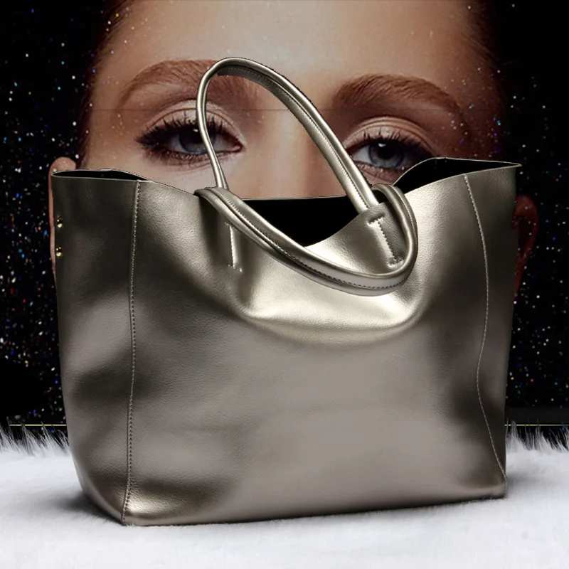 

Top selling Women Handbag Genuine Leather Bucket Casual Bag Ladies Luxury Shoulder Bags Female Eight Candy Colors Messenger Bag