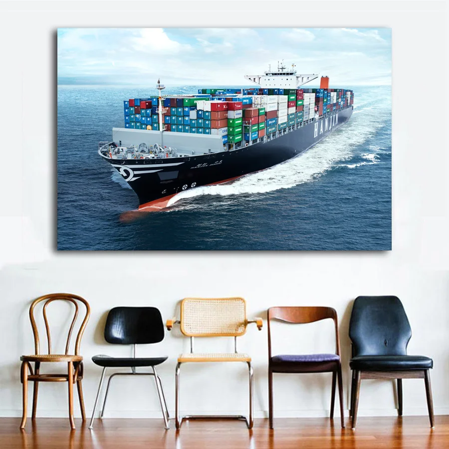 Топливозаправщик с рисунком парохода транспортировочный контейнер грузовое