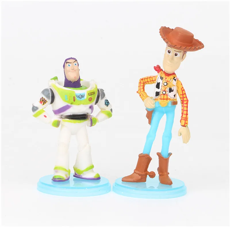 Disney 9 шт./компл. 3 10 см История игрушек 4 роскошная Аниме Фигурка Вуди Базз Лайтер