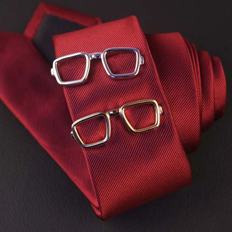 Мужской металлический зажим для галстука 2 шт.|Зажимы и запонки| |