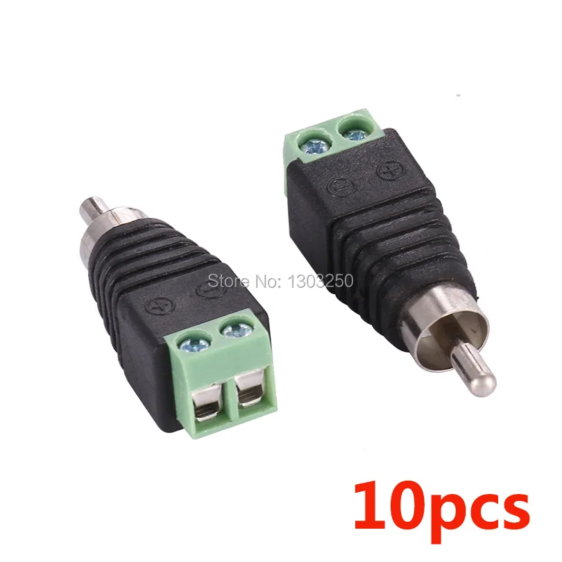 10 шт. DC Power To RCA штекер адаптера для CCTV коннектор камер | Обустройство дома