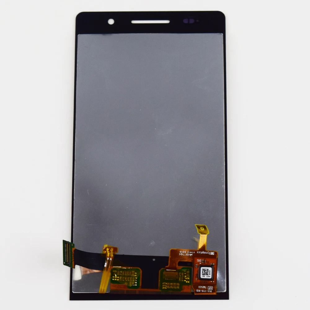 Для Huawei Ascend P6 ЖК-кодирующий преобразователь сенсорного экрана в сборе рамка для