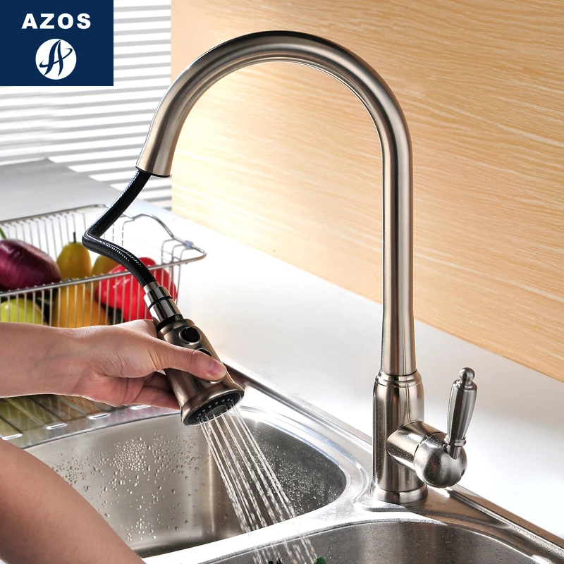 Смесители для кухонной раковины 4 дизайна белый фарфор Черная Нержавеющая Сталь