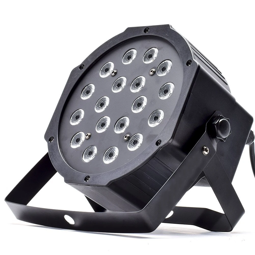8 шт. 18X3 Вт Светодиодный светильник 54 RGB PAR64 DMX Par сценический ing портативный
