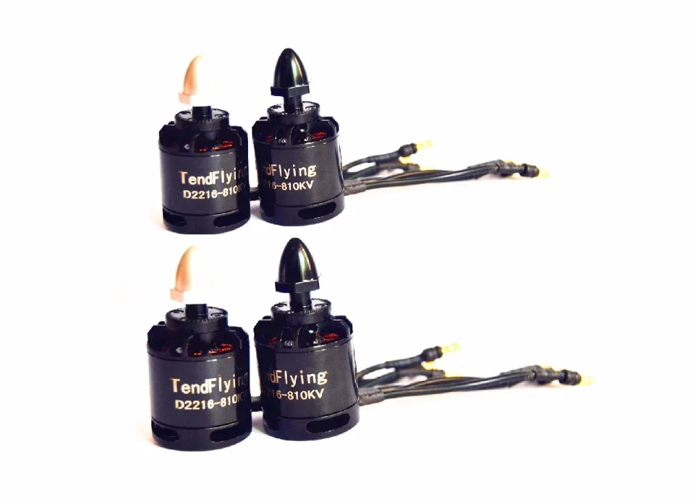 4x100% TendFlying 2216 810kv/1100kv/1250KV бесщеточный двигатель CW CCW forRC Мультикоптер