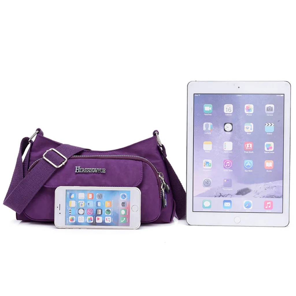 Сумка женская нейлоновая водонепроницаемая на плечо | Багаж и сумки