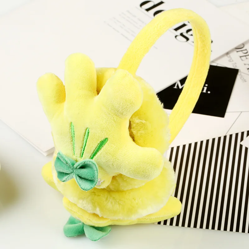 2018 зимние теплые наушники для девочек и мальчиков с маленькими пальмовыми ушками