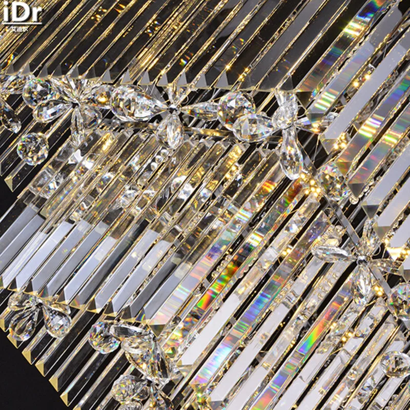 Персонализированные минималистичные современные светодиодные Хрустальные