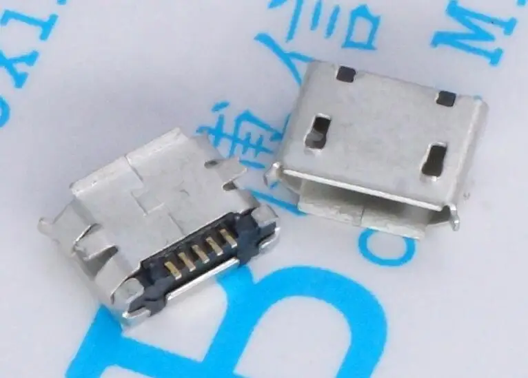 100 шт. разъем micro USB 5 контактов|connector usb|connector 5pinconnector charge |