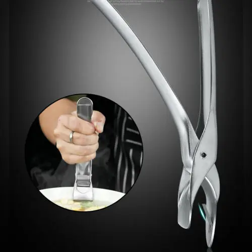 New Convenient Bowl Clip Anti-Hot Kitchen Pot Plate Handheld Clamp Stainless Steel Dish Gripper Home Tool | Дом и сад