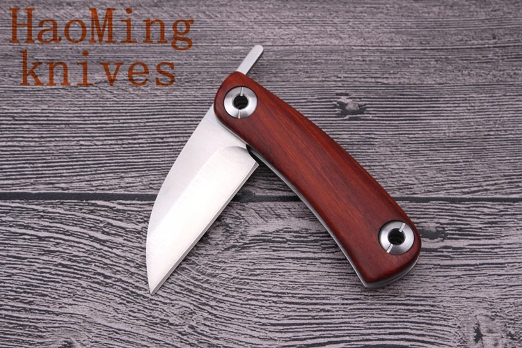 Cocobolo ручка нож для бритвы 5CR15MOV стальное лезвие складной тактический охотничий