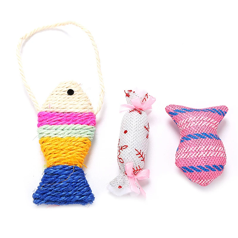 20PCS/Set Sound Ball Mouse Cats Toy Funny Cat Wand Sisal Fish Ball/Cat Tunnel/Spring Interactive Scratching Feather Pet | Дом и сад