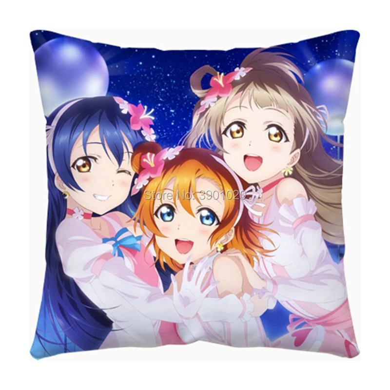 Милый мультфильм! Аниме минами Kotori Kousaka Honoka квадратная подушка на заказ подарок