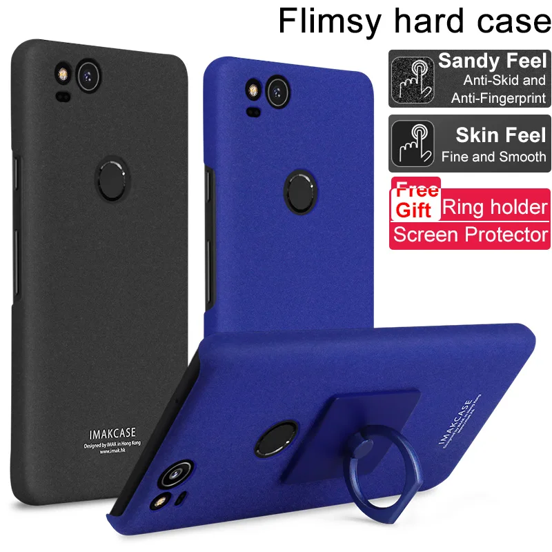 Для Google Pixel 2 Чехол Pixel2 Pixel 2 XL PIXEL 3 PIXEL 3 XL чехол Imak cowboy матовая задняя крышка кольцо держатель телефона оболочка