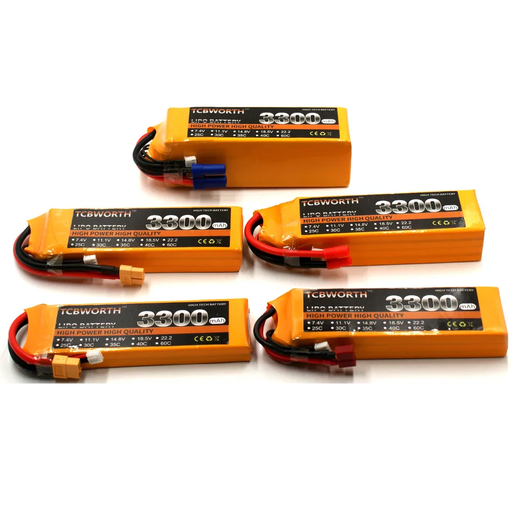 Новые батарейки 6S 22 2 V 3300 мА/ч 35C RC вертолетный Липо Батарея для РУ самолет