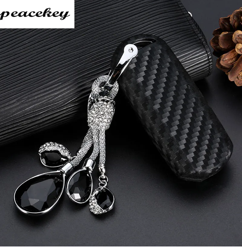 УГЛЕРОДНЫЙ силиконовый чехол для ключей от машины держатель крышки Mazda 2 3 5 6 8 CX5 CX7