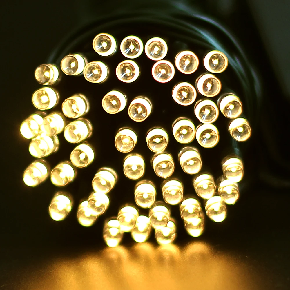 Гирлянда для отдыха 22 м 200 светодиодов на солнечной энергии|string lights outdoor|string