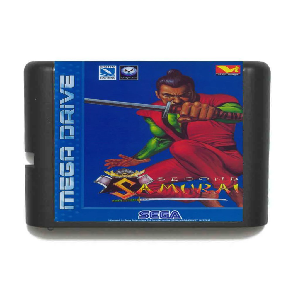 Второй самурая 16 бит MD карточная игра для Sega игры Mega Drive Genesis|16 bit|md game16 bit md |