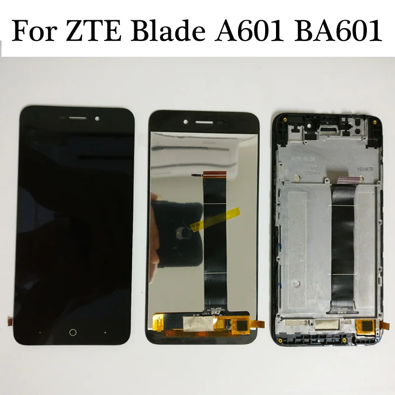 100% тест для ZTE Blade A601 BA601 A601N ЖК дисплей с сенсорным дигитайзером в сборе заменой
